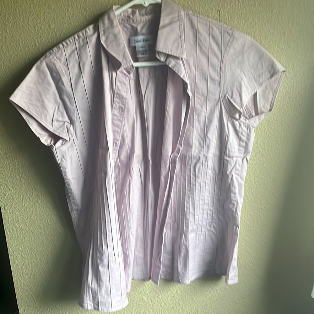 Lilac Button Up Blouse